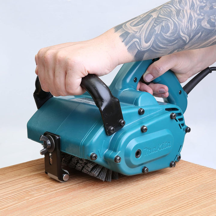 EHRHOLZ® Schleifbürste passend für Makita Bürstenschleifer 9741 | Strukturierbürste | Satinierbürste