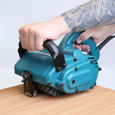 EHRHOLZ® Schleifbürste passend für Makita Bürstenschleifer 9741 | Strukturierbürste | Satinierbürste