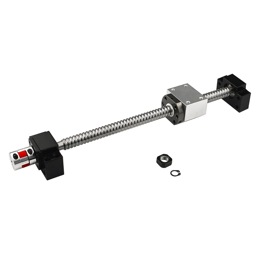 CNCMANS SFU1605/RM1605 Set: SFU1605-L700mm(27,55in) Gewindespindel Kugelumlaufspindel + 1605 Kugelum