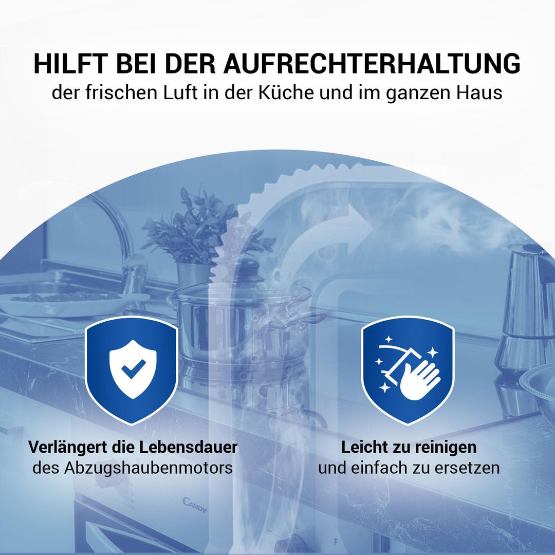 VIOKS Kohlefilter Dunstabzugshaube Filter 300x198mm Ersatz für Siemens LZ45510 11025805 - Aktivkohle