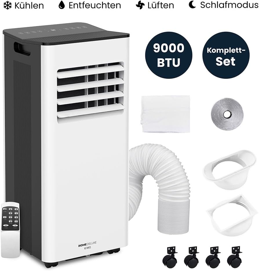 Home Deluxe Mobile Klimaanlage KIMO - 9000 BTU | mobile Klimaanlage, mobiles Klimagerät, tragbare Kl