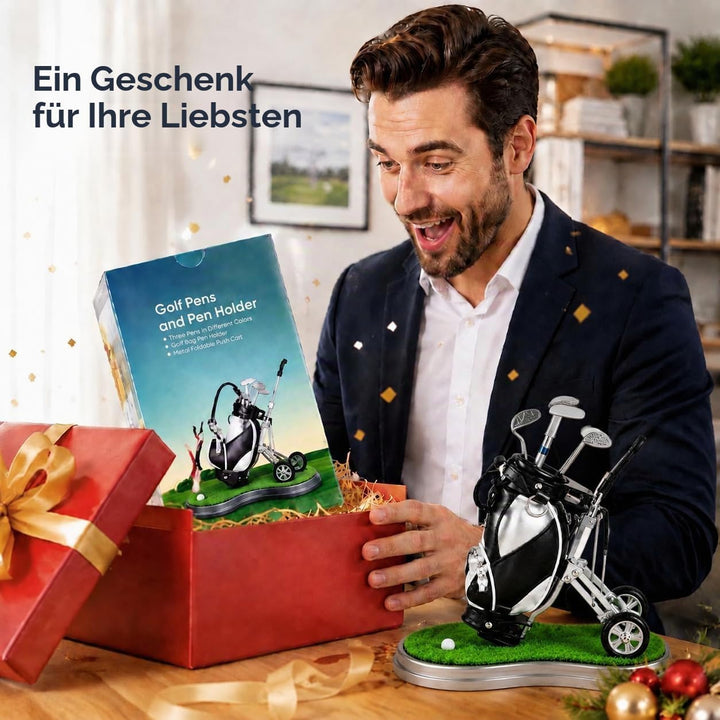 10L0L Golf-Stifthalter mit 3 Stiften für Golfschläger – einzigartiges Geschenk für Golffans und Koll
