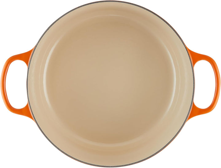 Le Creuset Signature Gusseisen-Bräter mit Deckel, Ø 30 cm, Rund, Für alle Herdarten und Induktion ge