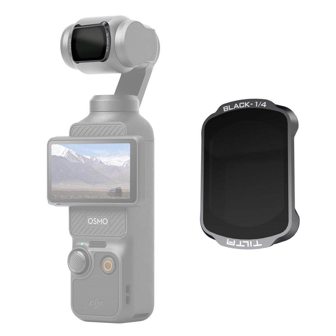Tilta Pocket 3 Black Mist 1/4 Filter, Magnetischer Schwarzer Diffusionsfilter Kompatibel mit DJI Osm