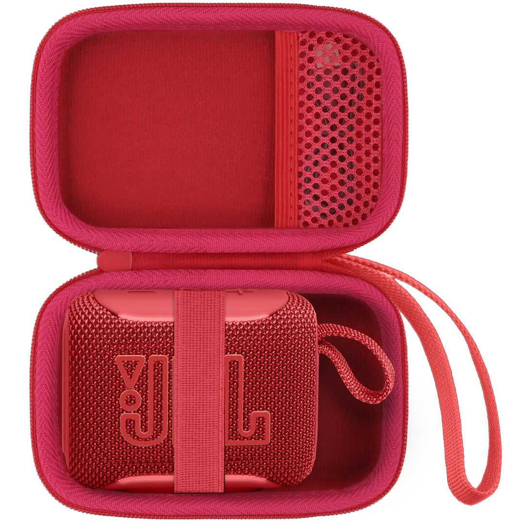 co2CREA Hart Reise Schutz Hülle Etui Tasche für JBL GO 5 /GO 4 /GO 3 tragbarer Bluetooth Lautspreche