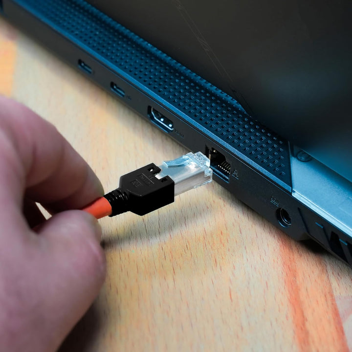 BIGtec RJ45 Stecker Netzwerkstecker 25 Stück Hirose TM11 schwarz Hochgeschwindigkeits Verbindung für