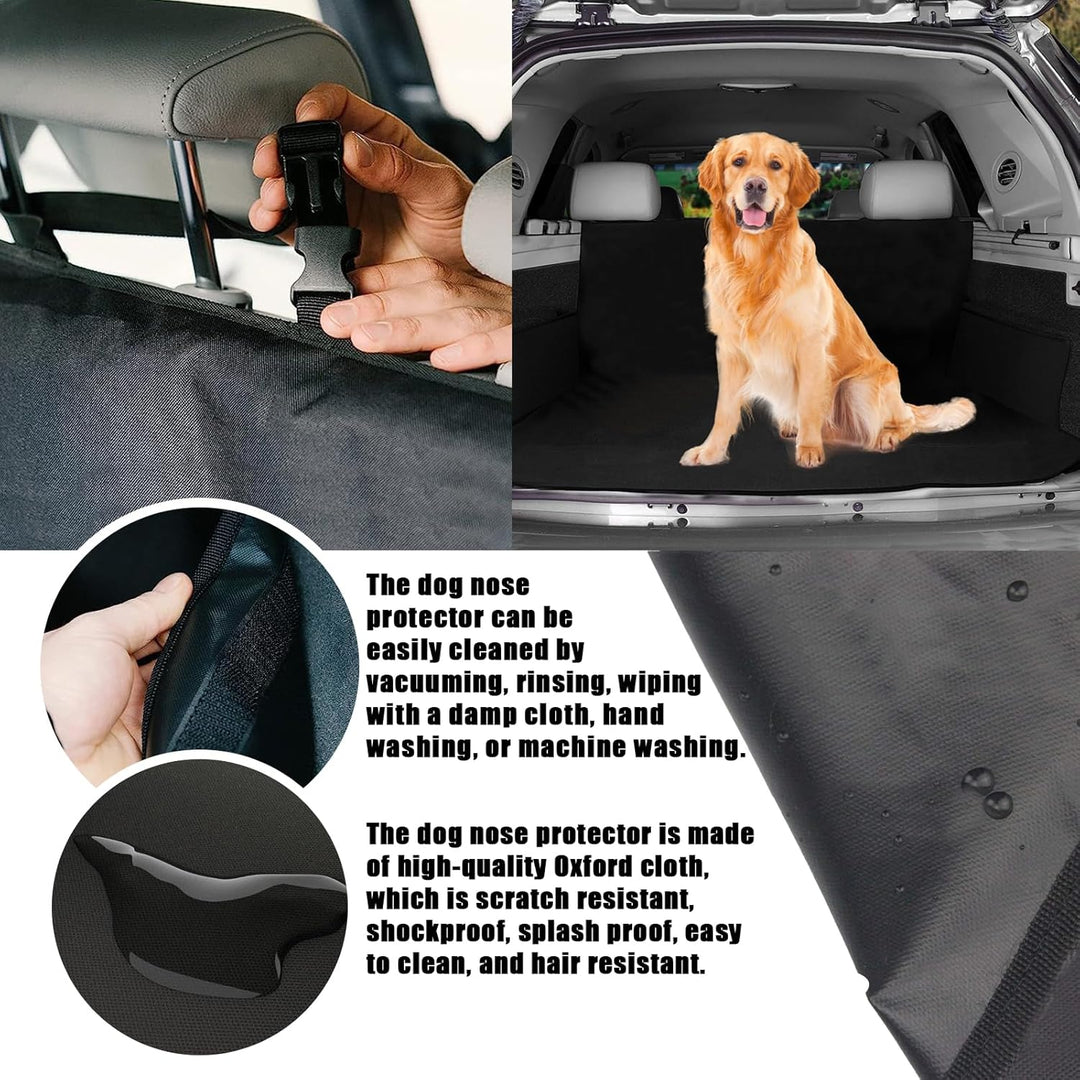 BYZESTY Kofferraumschutz Hund, Hundedecke Kofferraum mit Seitenschutz, Kofferraum Schutzmatte Hund,