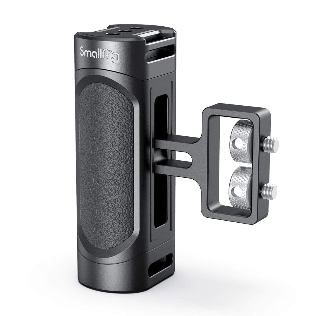 SMALLRIG Mini Seitengriff Side Handle mit doppelter 1/4”-20 Schrauben für DSLR Kamera Cage, Up and D