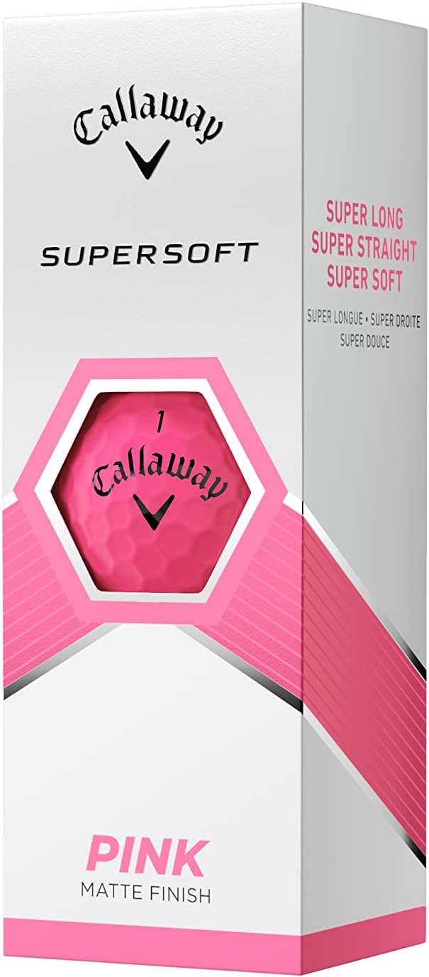 Callaway Supersoft Golfbälle 2023 Rosa, Rosa