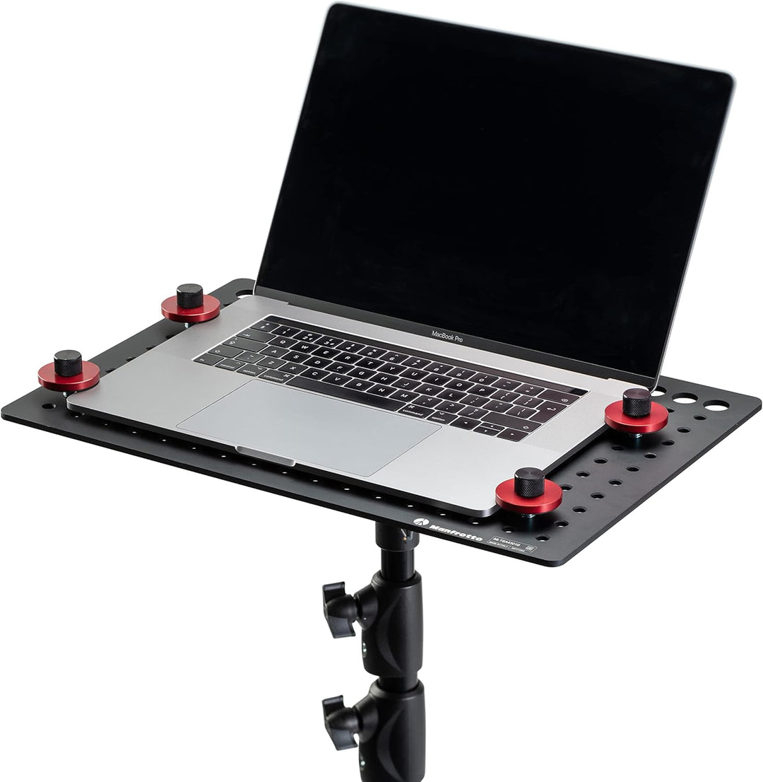 Manfrotto TetherGear Laptop Deck, 4,8 mm Dicke, Leichte Aluminium-Laptop-Halterung, 46 cm x 31 cm, C