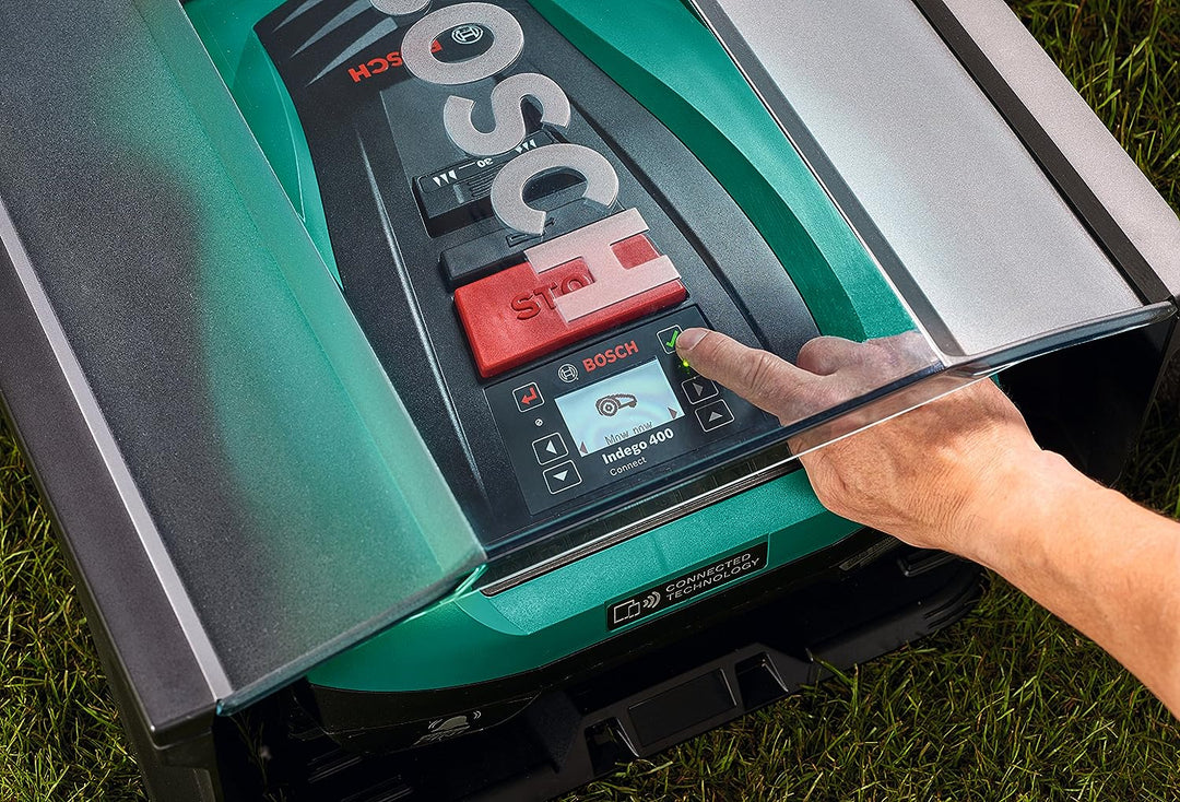 Bosch Garage für Mähroboter Indego 350 / 400 (Grösse: 275 x 500 x 510 mm, im Karton) Garage für Inde