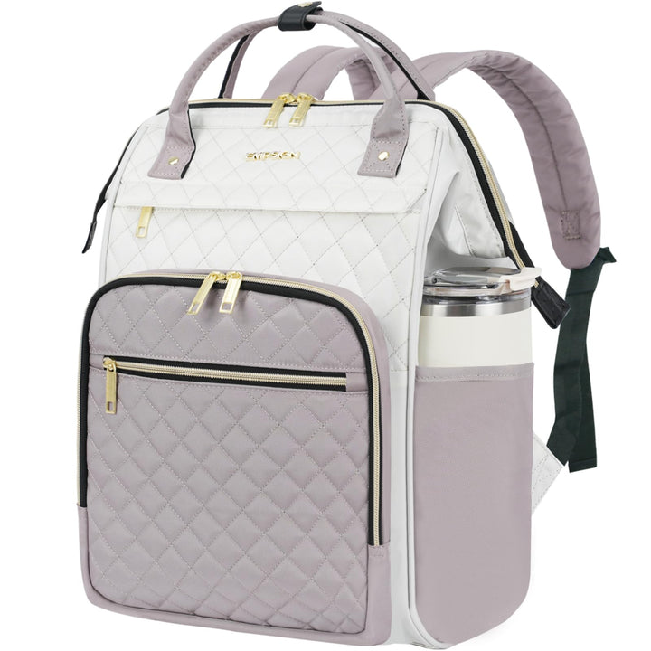 EMPSIGN 17-Zoll-Laptop-Rucksack für Damen, ideal für Arbeit, Reisen und Uni, geräumig, wasserabweise