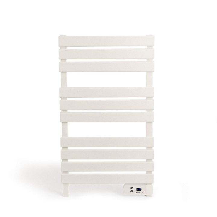 CREATE / WARM Towel 500W / Elektrischer Badheizkörper Weiss / 96,9x55x5cm / Für Boden oder Wand, Tim