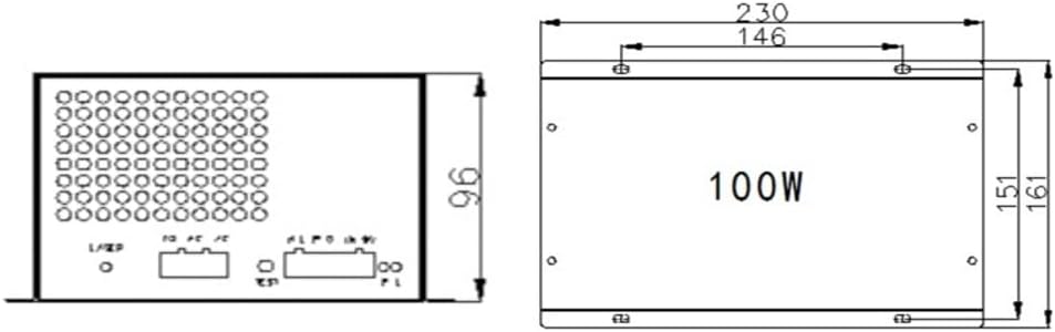 Cloudray CO2 Laser Power Supply CO2 Laser Netzteil CO2 laser 100w für CO2 Laserröhre CO2-Laserröhre