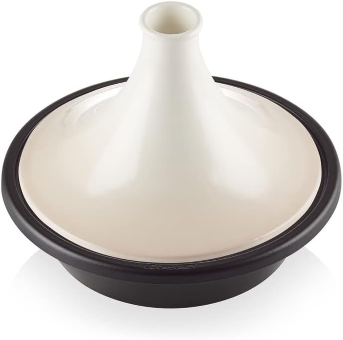 Le Creuset Gusseisen-Tagine, Rund, Ø 31 cm, Für alle Herdarten, Induktion und Backofen geeignet, Mer