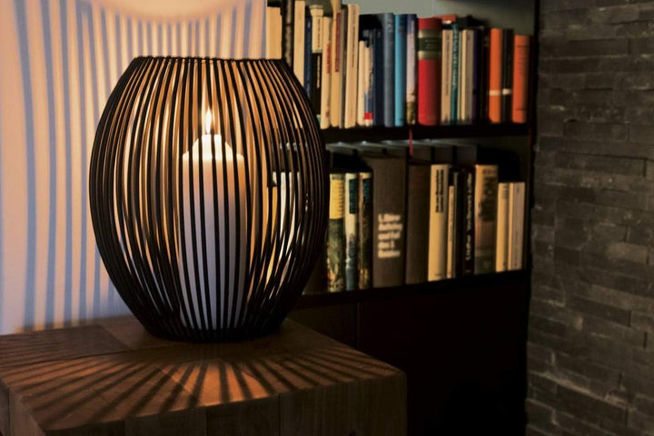 Philippi - Louisiana Windlicht - für Wohnung, Terasse, Garten oder Balkon - schöne Lichteffekte L -