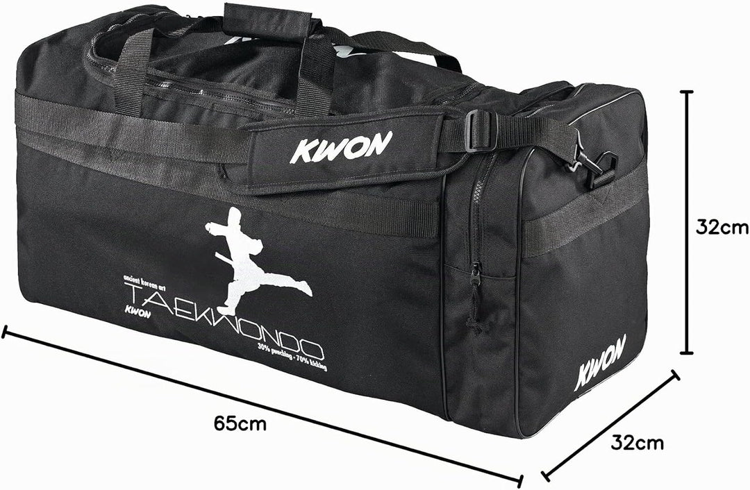 Kwon Tasche Small und Large, versch. Druckmotiven/Kampfsymbolen 65 x 32 x 32cm Taekwondo, 65 x 32 x