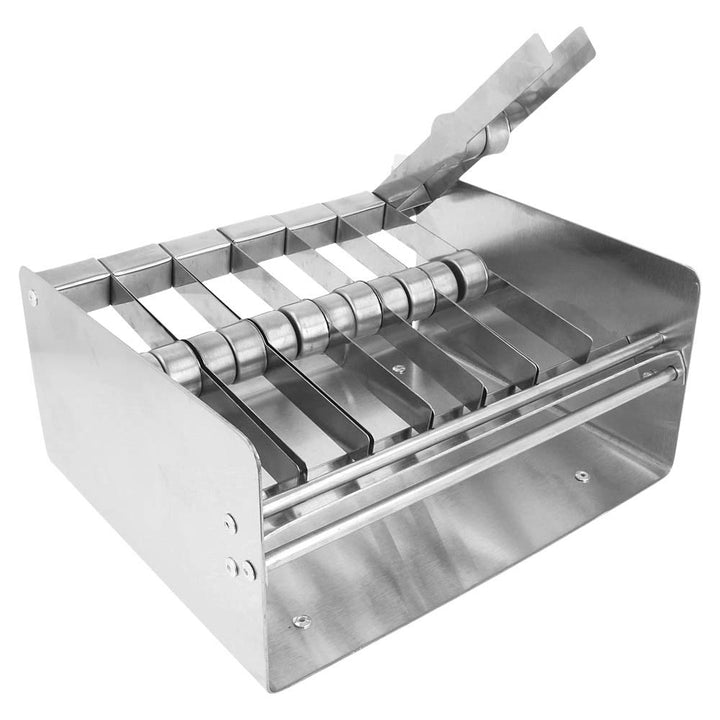 Etiketten-Spender 2,5X2,5 Cm 23,5X19X11,7 Cm Silberfarben Metall - 1 Un.