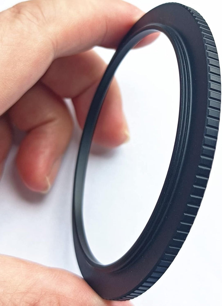 Messing 67 mm bis 77 mm Step Up Adapte Ring für Kameraobjektiv und Filter, Form Anti-Rutsch-Design f