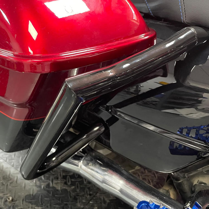 Motorrad-Satteltaschenschiene Highway Sturzbügel für Harley Touring Road King Electra Street Road Gl