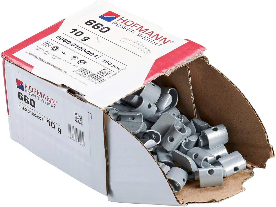 Hofmann Power Weight Typ660 5660-0100-001 silber 10g Schlaggewicht, 100er pack