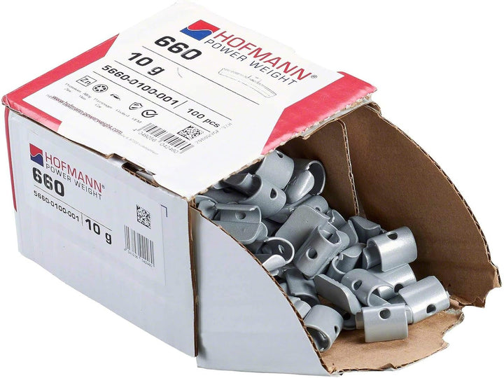 Hofmann Power Weight Typ660 5660-0100-001 silber 10g Schlaggewicht, 100er pack