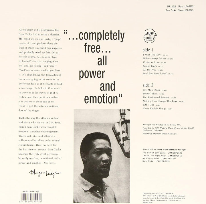 Mr.Soul, Vinyl