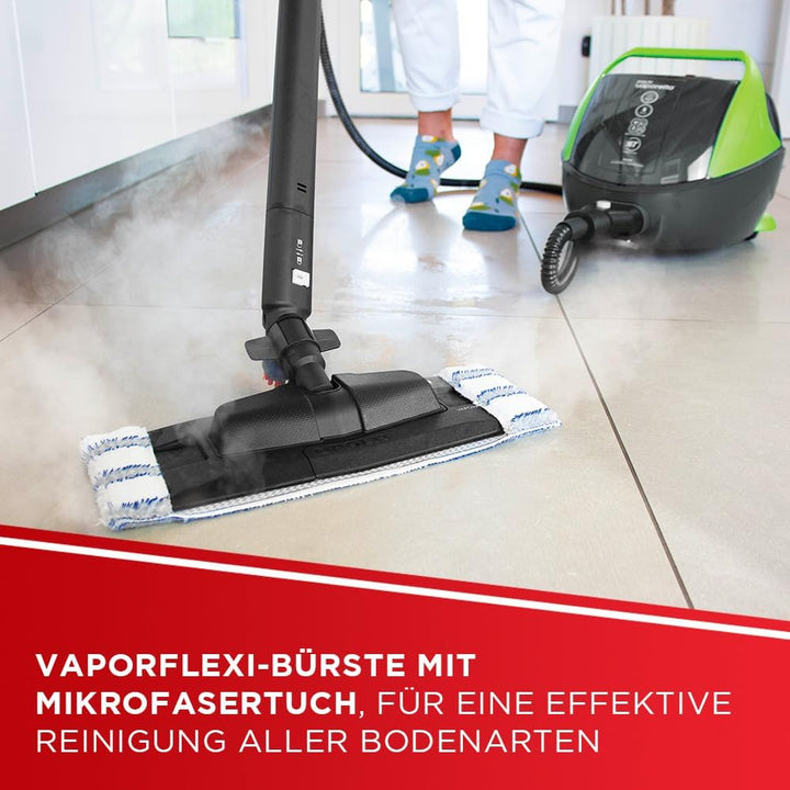 Polti Vaporetto PRO 95 Flexi Dampfreinigungsgerät mit 5 BAR, Wassertankkapazität 1.3 L und Turbo Fun