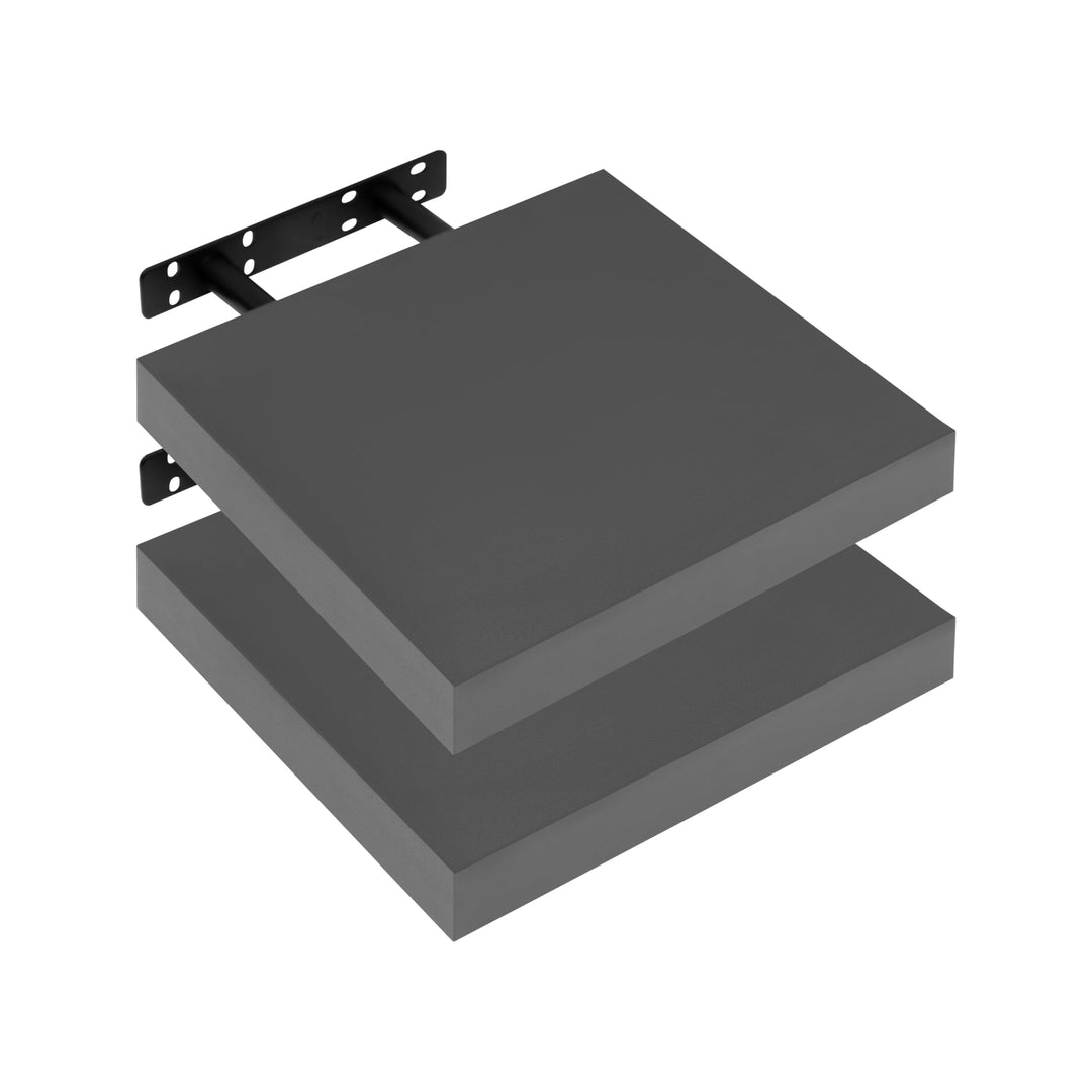 WOLTU 2X Wandregal Wandboard Bücherregal Regale für Deko Wandablagen aus MDF Holz, 2er Set Hängerega
