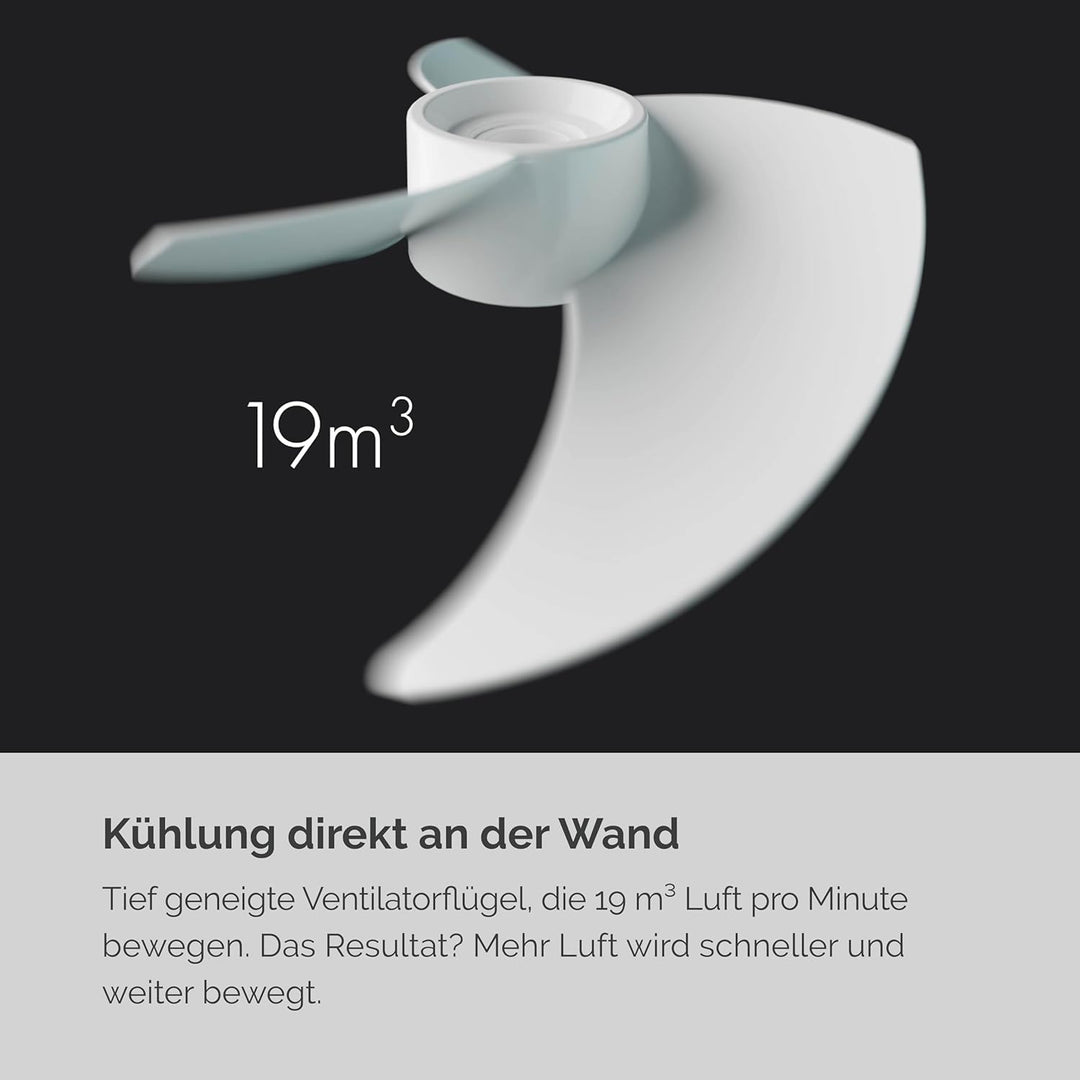 MEACO MeacoFan Sefte® Standventilator - höhenverstellbar Ventilator mit leistungsstarkem Luftstrom -