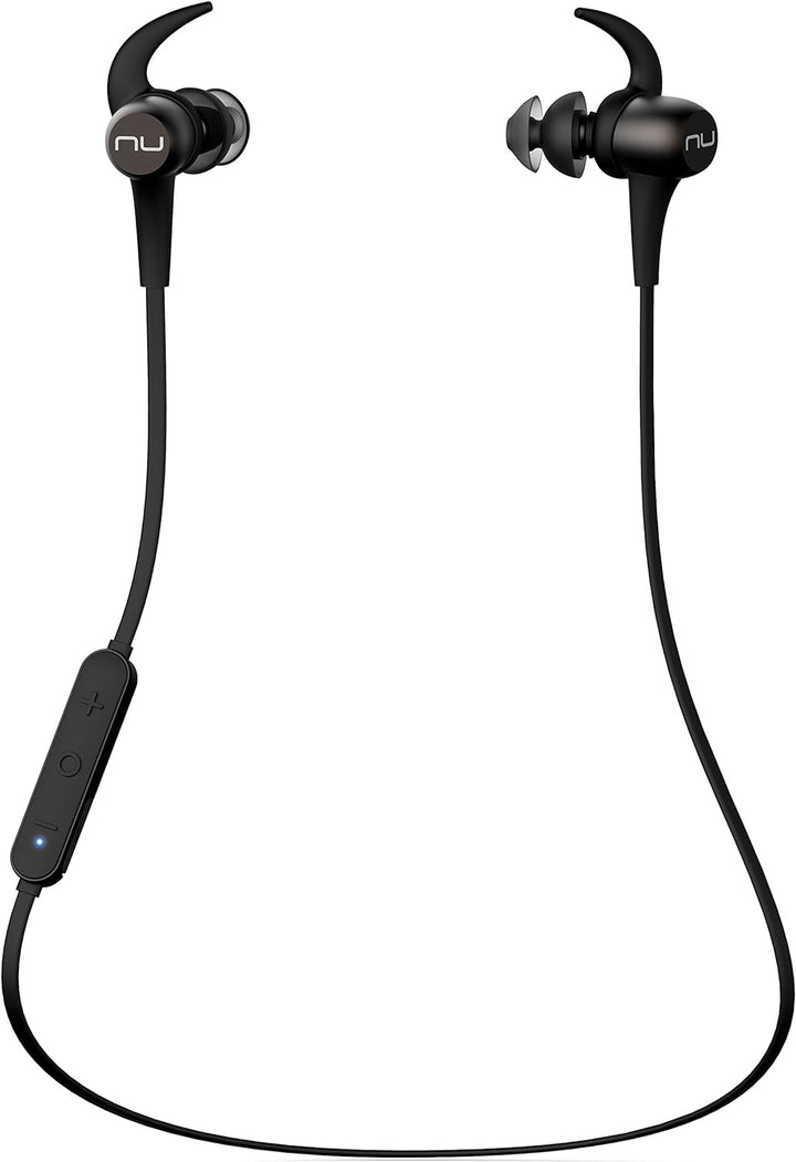 NuForce BE Sport 3 In-Ear Kabellose Bluetooth Kopfhörer Magnetisch grau, grau