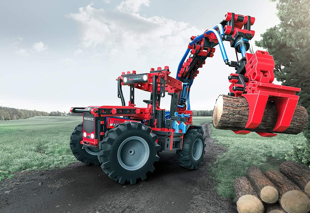 fischertechnik 559876 PROFI Strong Pneumatics – Bausatz für Kinder ab 9 Jahren, pneumatisch betriebe