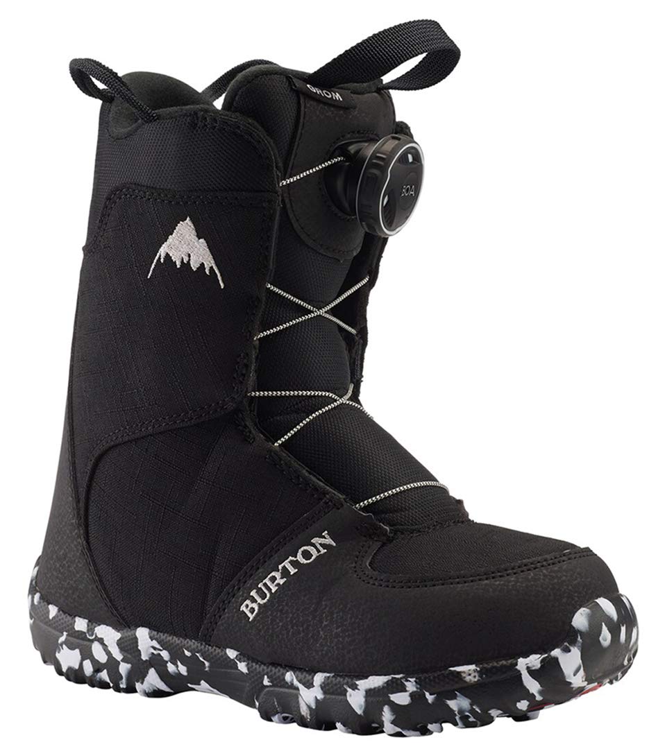 Burton Kinder Grom Boa Snowboard Boot, Black, 2K
