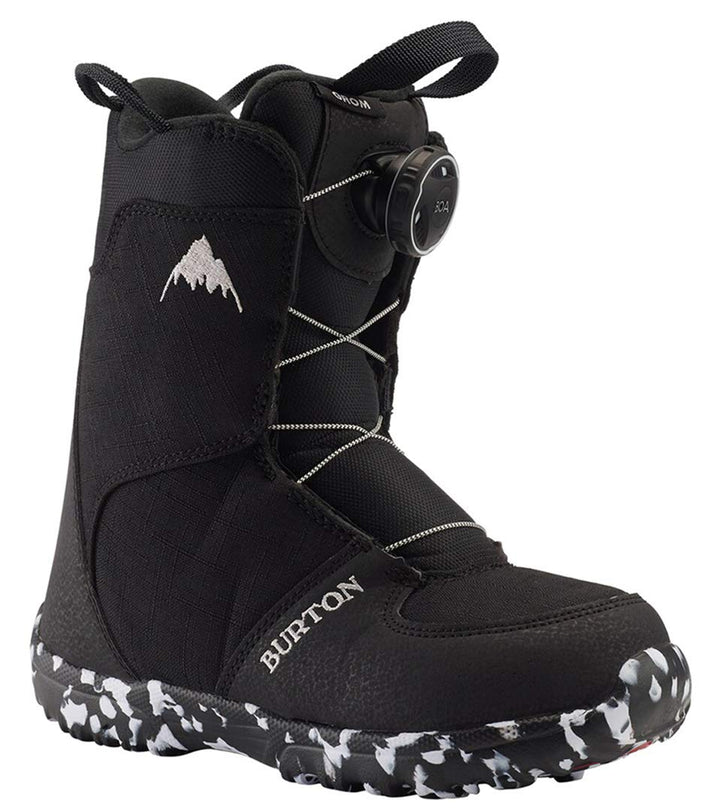 Burton Kinder Grom Boa Snowboard Boot, Black, 2K