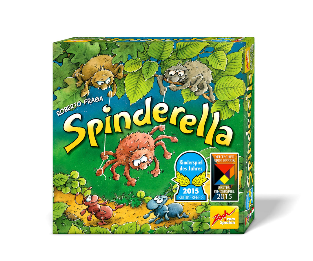 Zoch 601105077 Spinderella - Kinderspiel des Jahres 2015 - kindgerechtes Wettlaufspiel in unterschie