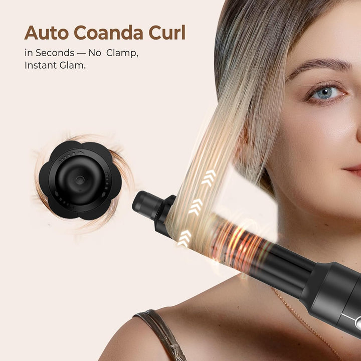 UKLISS 7 in 1 Pro-Hairstyler, Haarstyler & Föhn Set mit 1400 Watt Hair Dryer, Lockenstab Automatisch