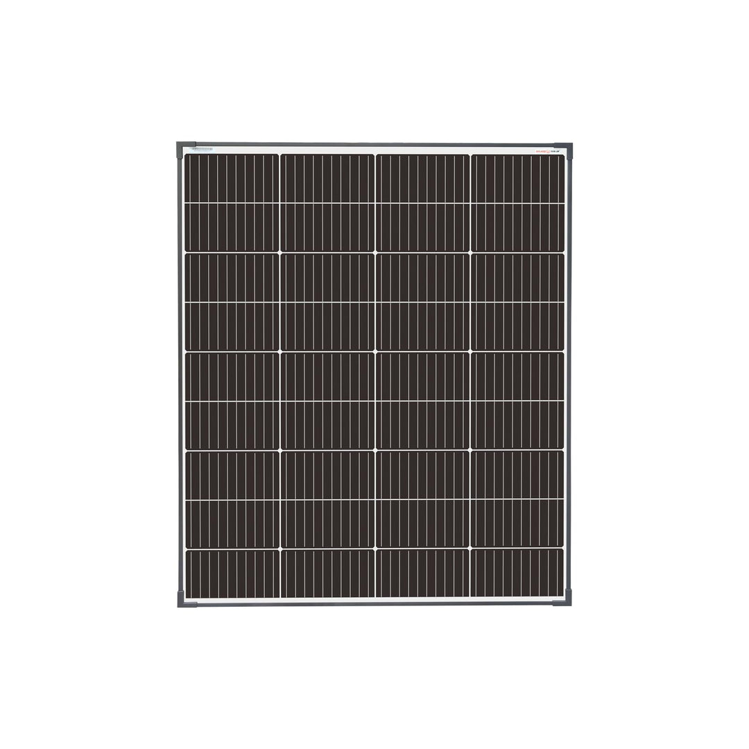 enjoy solar® 150W 12V Monokristallines Solarmodul, 182mm Solarzellen 10 Busbars Solarpanel ideal für