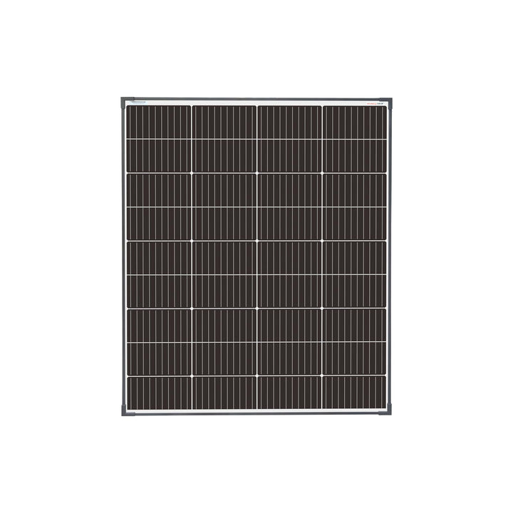 enjoy solar® 150W 12V Monokristallines Solarmodul, 182mm Solarzellen 10 Busbars Solarpanel ideal für