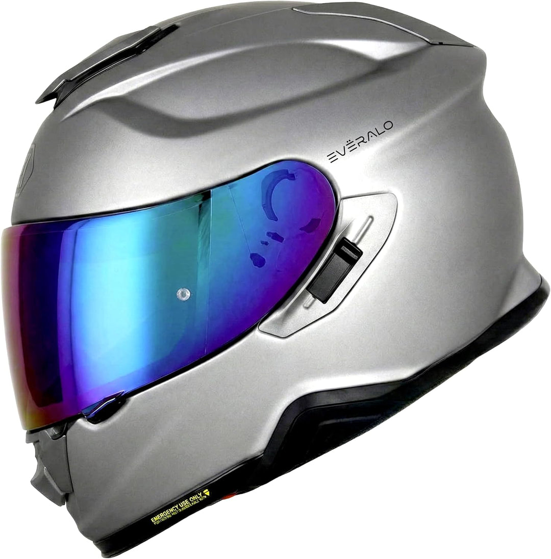 kompatibel mit Visier Shoei Gt Air - Gt Air 2 - Neotec - Opticson - Cns 1 (Iridium Chrom), Iridium C