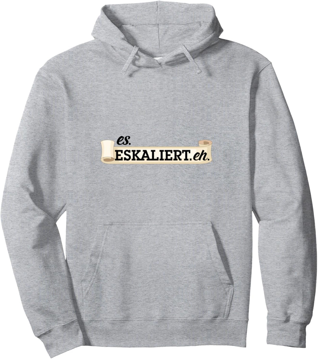 Es Eskaliert Eh Spruch Geschenk Techno Partys Geschenkidee J Pullover Hoodie