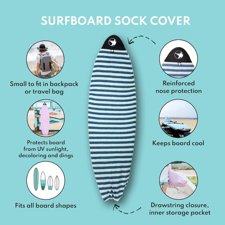 Surfbrett Socke Abdeckung Leichtbauplatte Tasche 6&
