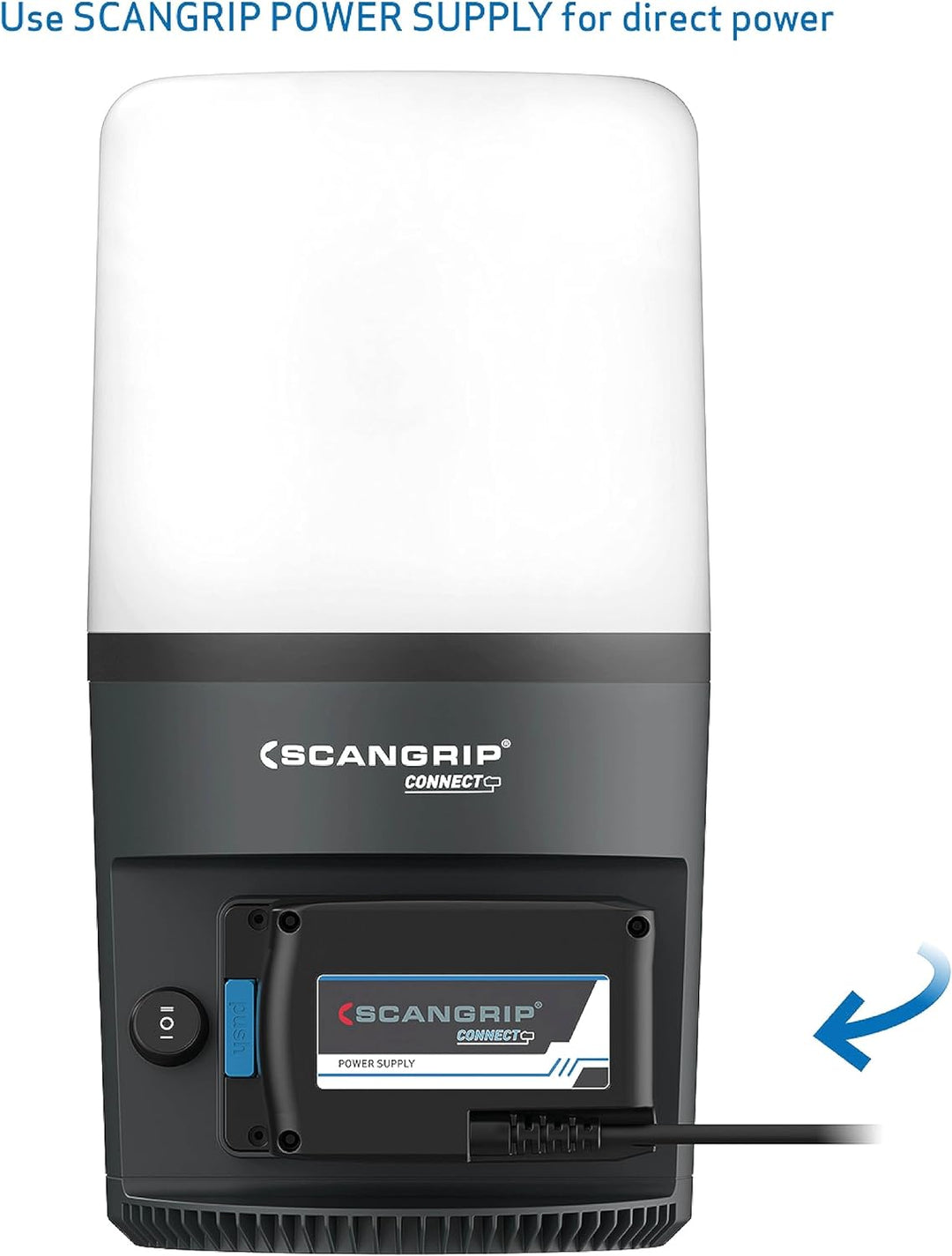 SCANGRIP | LED-Arbeitsleuchte AREA 6 CONNECT | ohne Akku | 3000-6000 lm