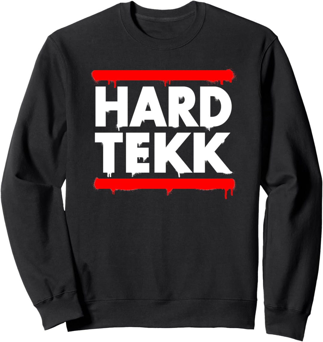 Hardtekk Merch Rave Techno Festival Geschenk Tekk Sweatshirt