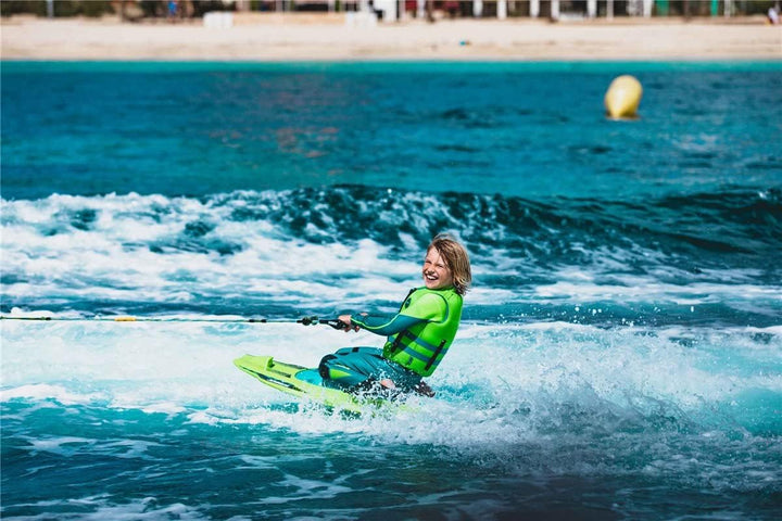 Jobe Slash Kneeboard Package Freestyle Board für Anfänger und Fortgeschrittene Green