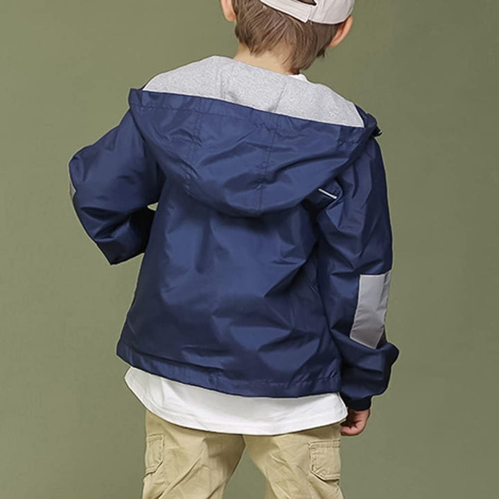 Volunboy Baby Kapuzen Jackets, Jungen Langarm Winddicht Mantel Cartoon Aufdruck Jacken 3-4 Jahre Bla