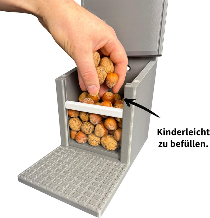 Eichhörnchen-Futterhaus – absolut witterungsbeständig, tierfreundlich, sehr langlebig und robust (ko