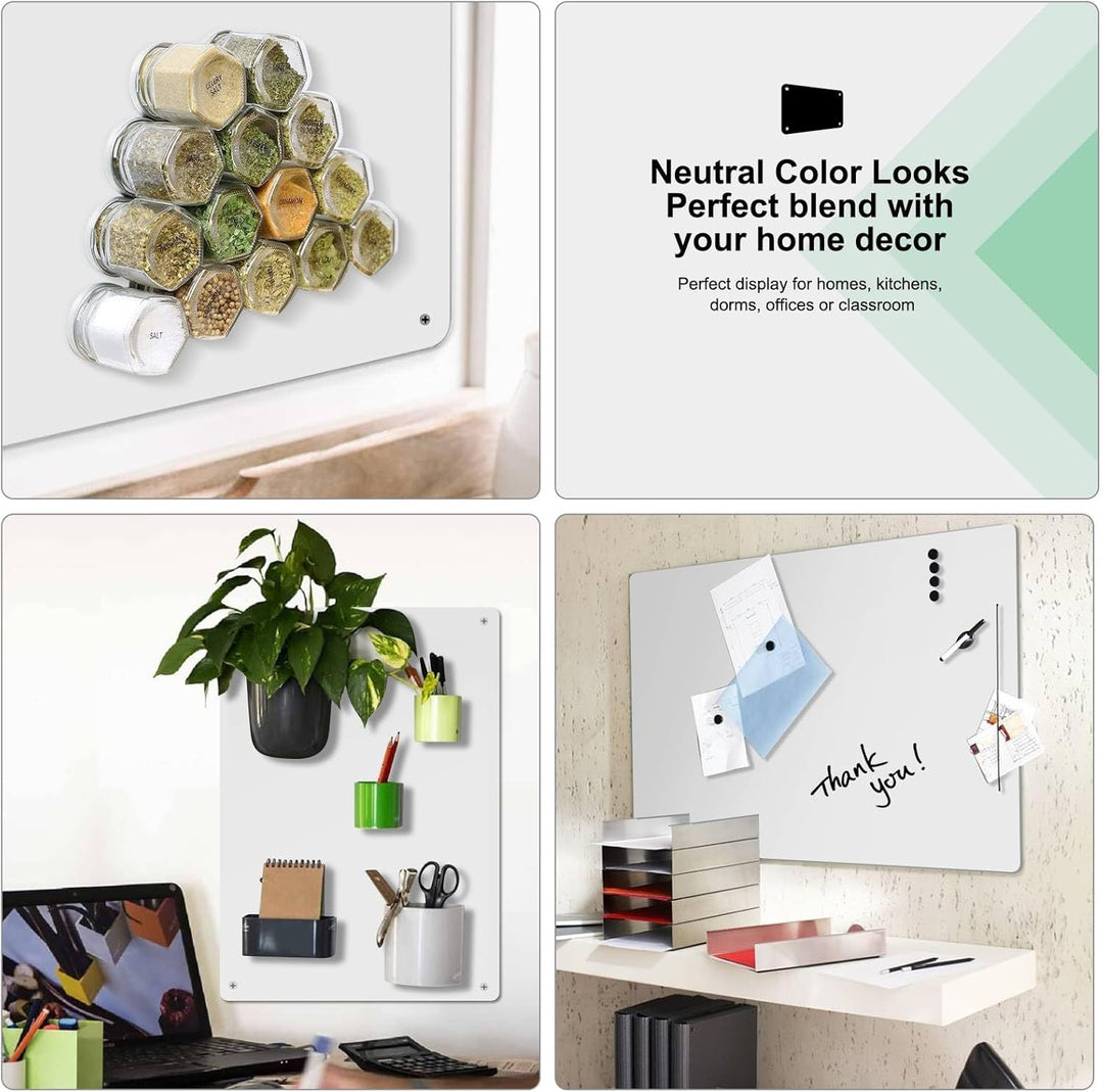 Raweao Magnettafel Magnetboard, Magnetische Metalltafel Wandtafeln, Magnetische Kreidetafel, 30x45x0