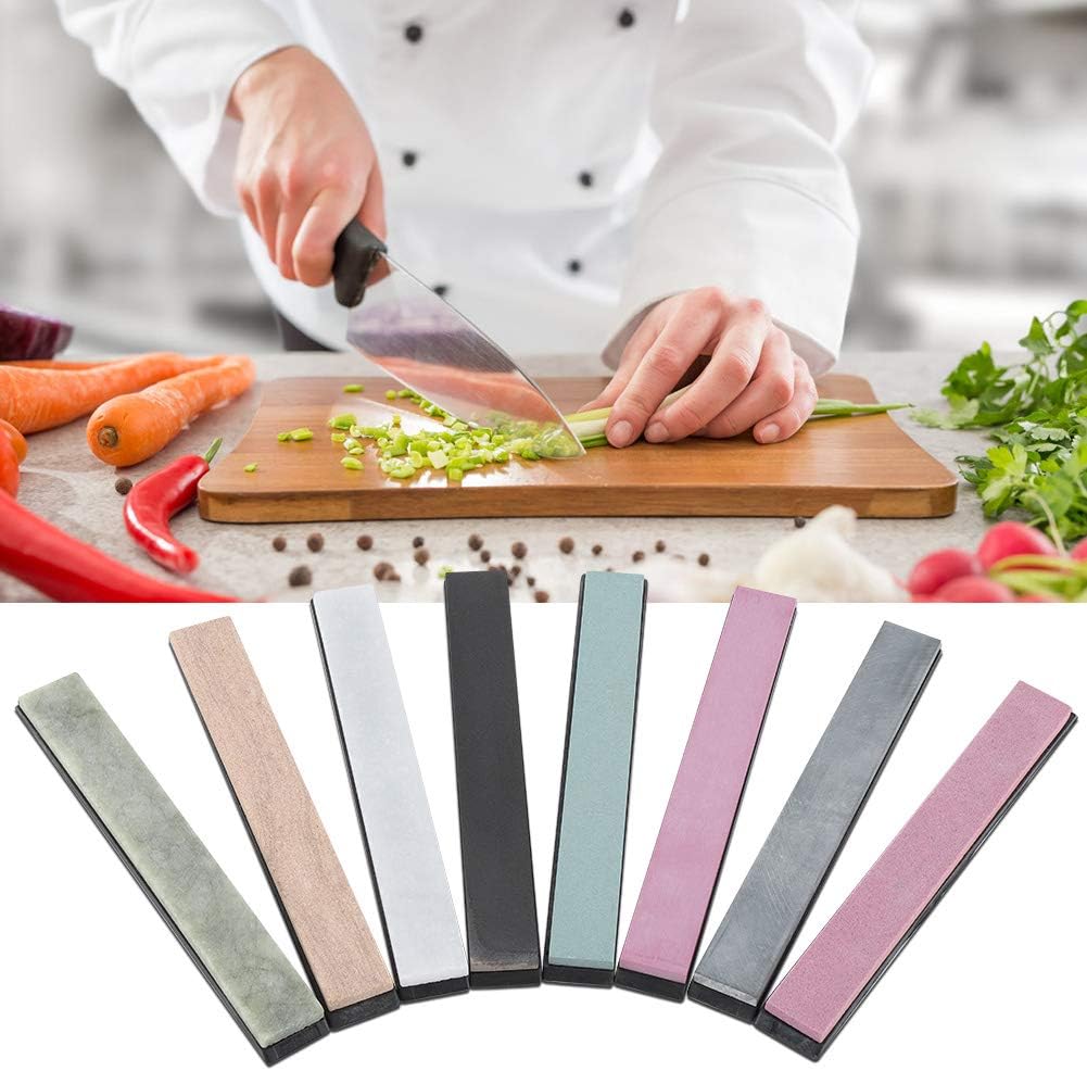 Zerodis Wetzstein-Set, 8-teilig, Schleifstein, Körnung 240/400/800/1000/3000/5000/8000/10000 Schleif