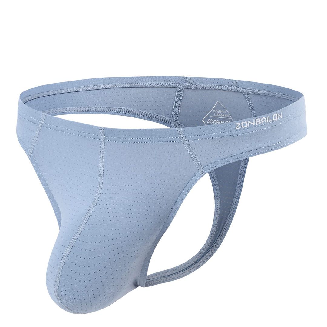 BIATWOWR Herren String Tanga with Pouch Sexy Unterwäsche für Mann Mesh Unterwäsche Thong Herren-Stri