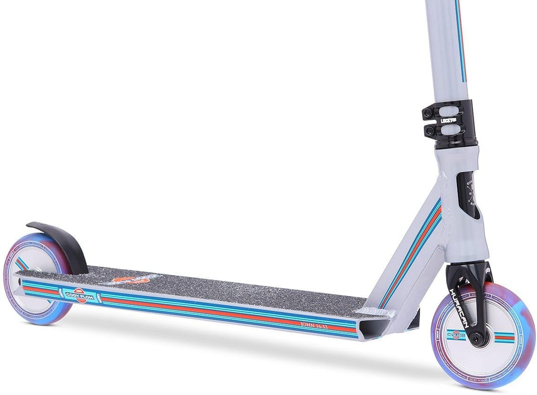 Lucky Cody Flom Signature Stunt Scooter V2 Silber/Rot/Blau